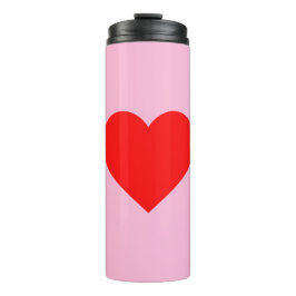 Bouteilles Isothermes Red Heart Beat Pastel Rose