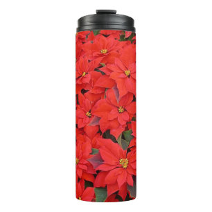 Bouteilles Isothermes Red Poinsettias I Christmas Holiday Floral Photo