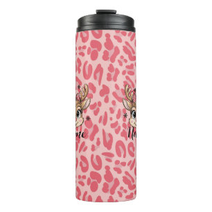 Bouteilles Isothermes Renne rose personnalisé
