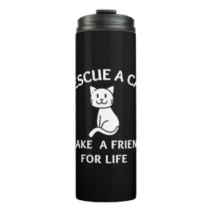 Bouteilles Isothermes Rescue A Cat Make A Friend For Life
