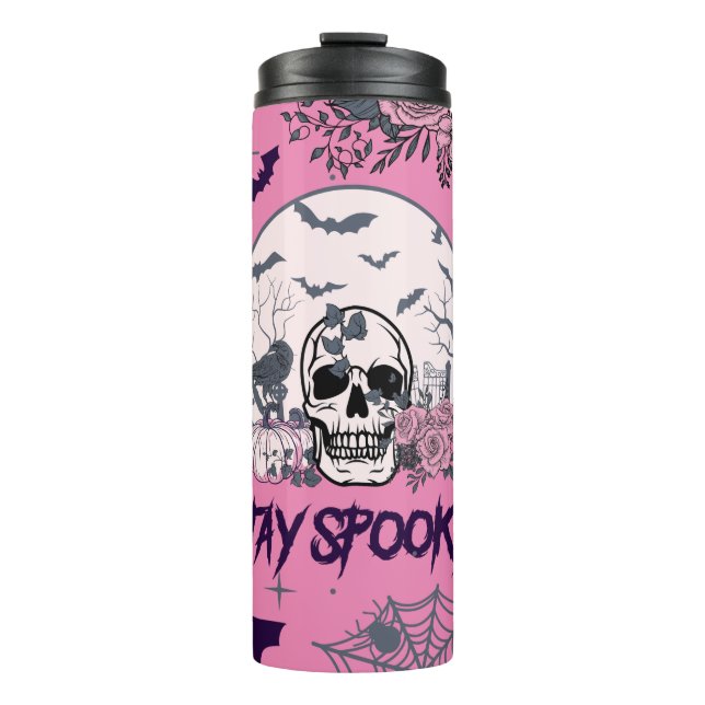 Bouteilles Isothermes Restez Éffrayant Goth Thermal Tumbler (Devant)
