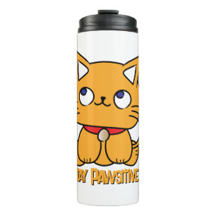 Bouteilles Isothermes Restez Pawsitive Funny Cat Cartoon Carnet d'ordina