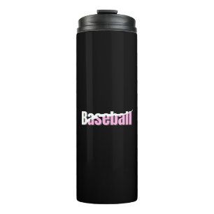 Bouteilles Isothermes Résumé de Baseball Swish - Art de mots girly