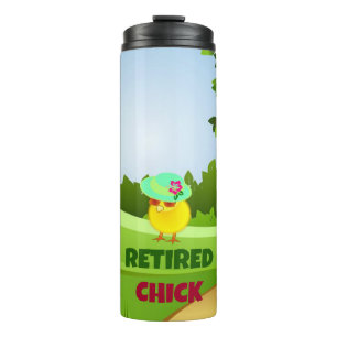 Bouteilles Isothermes Retraité Chick, oh jours heureux