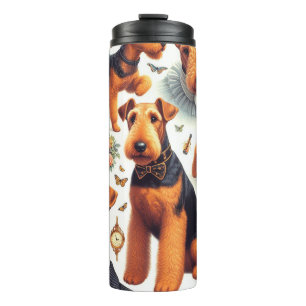 Bouteilles Isothermes Retro Airedale Terrier sans fil