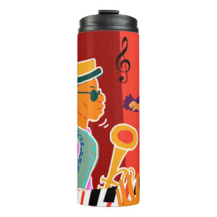Bouteilles Isothermes Retro contraste festival de musique jazz