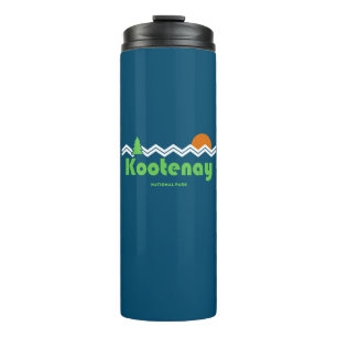 Bouteilles Isothermes Rétro du parc national Kootenay