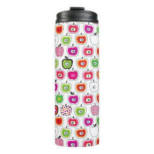 Bouteilles Isothermes Rétro motif mignon de pomme