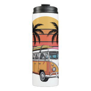 Bouteilles Isothermes Retro Surf Van Sunset Vibes