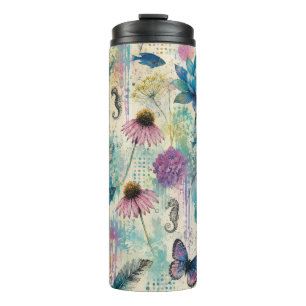 Bouteilles Isothermes Rêve Aquatique Floral Vibrant