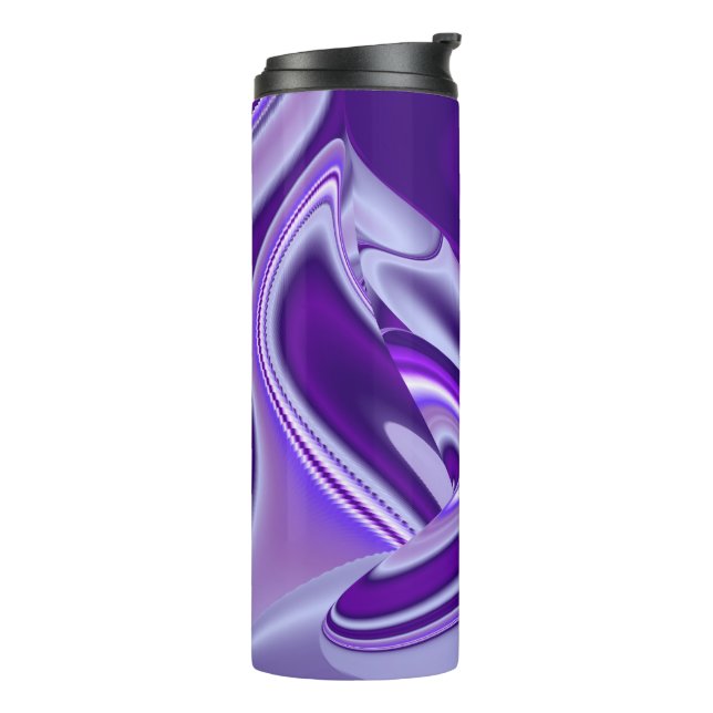 Bouteilles Isothermes Rêves arc-en-ciel à fleurs violettes (Tourné sur la gauche)