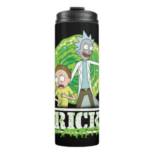 Bouteilles Isothermes RICK ET MORTY™ Éclaboussure verte