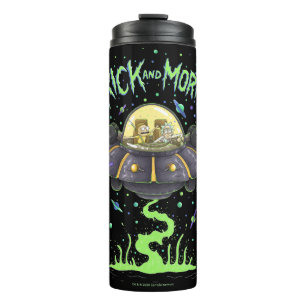 Bouteilles Isothermes RICK ET MORTY™  Graphique de vol spatial illustr