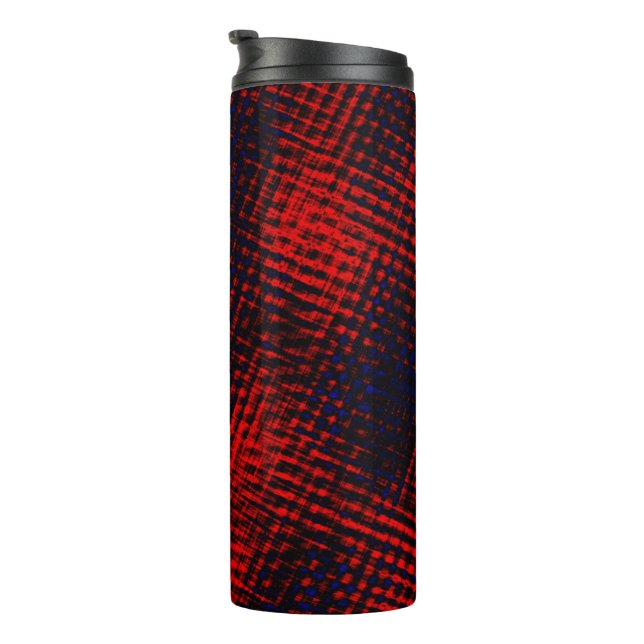 Bouteilles Isothermes Riscos cruzados vermelho e azul (Tourné sur la droite)