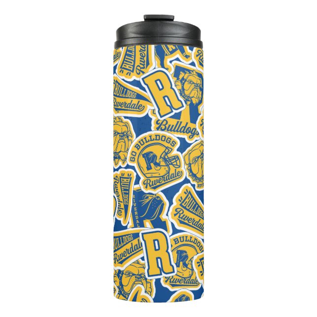 Bouteilles Isothermes Riverdale Football et Cheval Motif (Devant)
