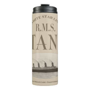Bouteilles Isothermes RMS Titanic Ghost Ship Sepia Thermal Tumbler