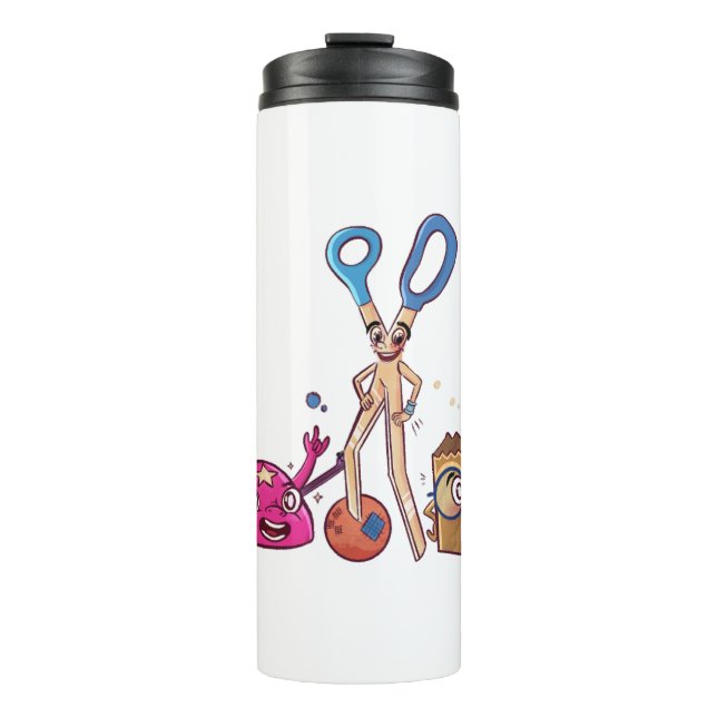 Bouteilles Isothermes Roche, Ciseaux, Paperbag thermo tumbler (Devant)