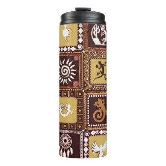 Bouteilles Isothermes Rock Art Imitation : Motif Vintage.
