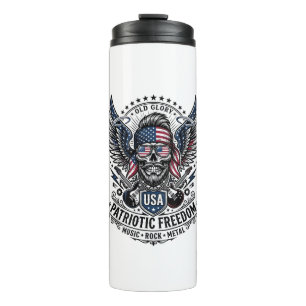 Bouteilles Isothermes Rocker du bandana patriotique Méta musique Old Glo