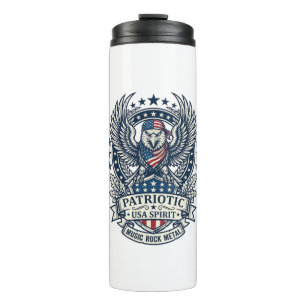 Bouteilles Isothermes Rocker du bandana patriotique Méta musique Old Glo