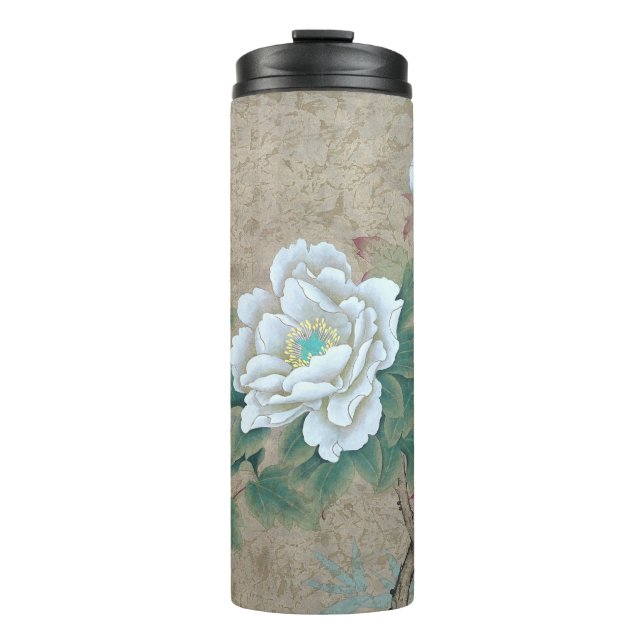 Bouteilles Isothermes Rose blanche (Devant)