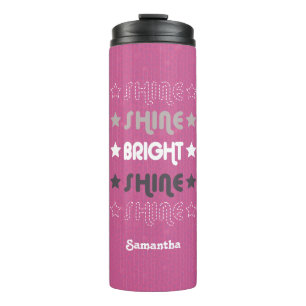 Bouteilles Isothermes Rose brillant. Brille. Lumineux. Brille. Brille.