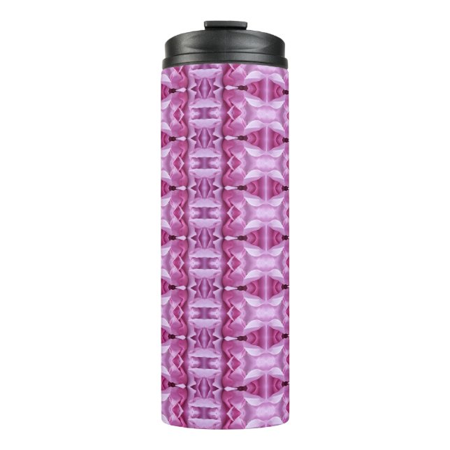 Bouteilles Isothermes Rose croisé Ikat 2 (Devant)