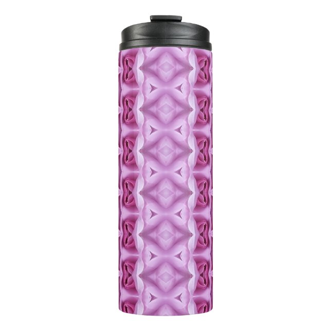 Bouteilles Isothermes Rose croisé Ikat 5 (Devant)