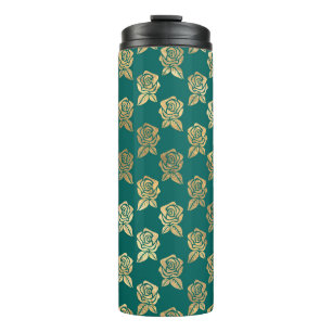 Bouteilles Isothermes Roses turquoise et Gold
