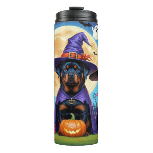 Bouteilles Isothermes Rottweiler Chiens Citrouille Halloween Funny
