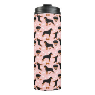 Bouteilles Isothermes Rottweiler Rottie Motif Pawprint Thermal Tumble