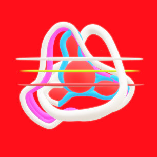 Bouteilles Isothermes Rouge avec de petits motifs d'art