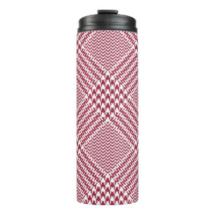 Bouteilles Isothermes Rouge blanc cristallin Plaid : Tweeter Tartan