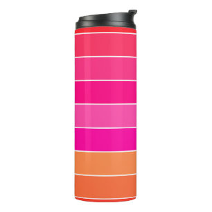 Bouteilles Isothermes Rouge, rose et orange