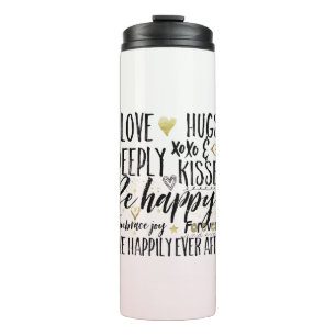 Bouteilles Isothermes Rouge Tendresse Amour Câlins XOXO Bisous Cœur Joye