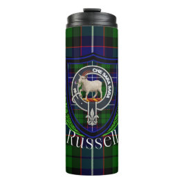 Bouteilles Isothermes Russell Scottish Clan Tartan & Crest