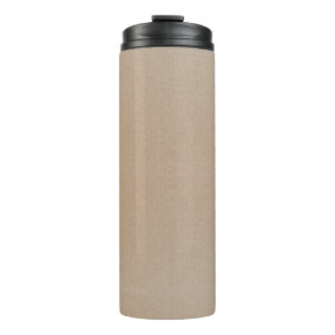 Bouteilles Isothermes Rustique Kraft papier blanc Modèle personnalisé