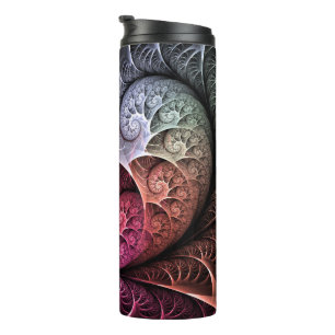 Bouteilles Isothermes Rythme cardiaque, art fractal de fantaisie surréal