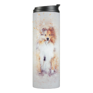 Bouteilles Isothermes Sable Rough Collie Puppy