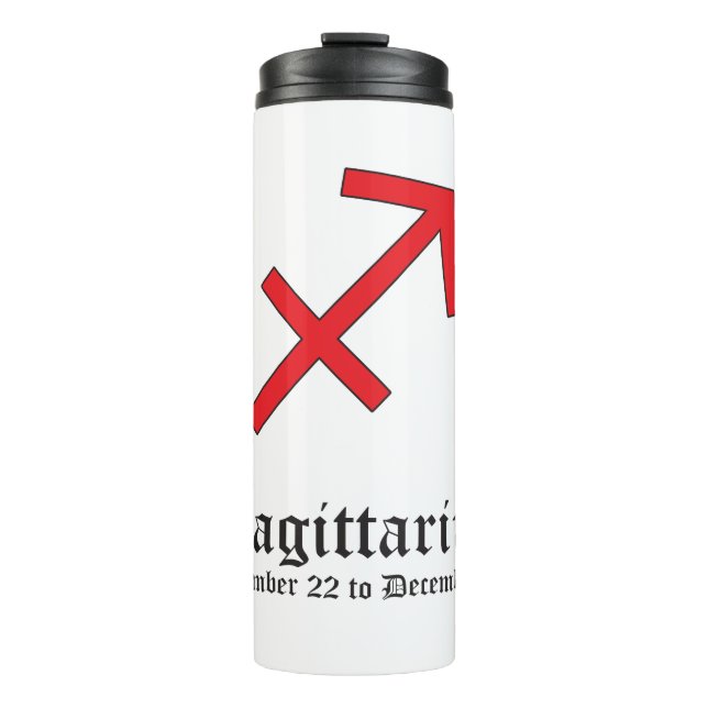 Bouteilles Isothermes Sagittarius signe zodiaque (Devant)