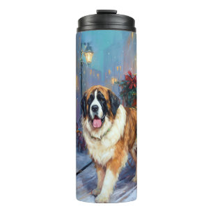 Bouteilles Isothermes Saint Bernard Christmas Festive