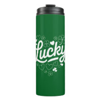 Saint Patrick's Day Heart Lucky Clover Shamrock