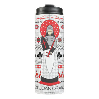 Bouteilles Isothermes Saint Thermal Tumbler catholique : Saint Jeanne d'