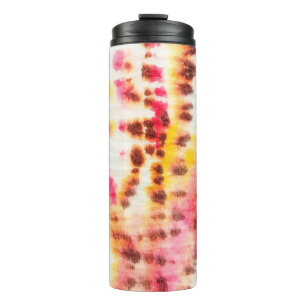 Bouteilles Isothermes Sale Artistique Rouge. Tie Teinture Texture. Papie