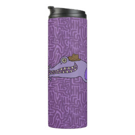 Bouteilles Isothermes Sally et Roy sur des Doodles violets