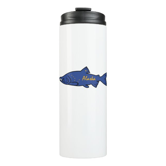 Bouteilles Isothermes Saumon de l'Alaska du poisson (Devant)