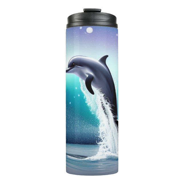 Bouteilles Isothermes Sauts de dauphins dans l'océan (Devant)