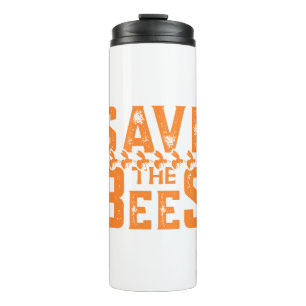 Bouteilles Isothermes Sauvez les abeilles-abeilles-nature-jaune-mignon