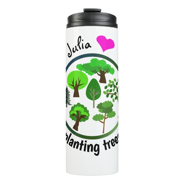 Bouteilles Isothermes Sauvez nos arbres Plantes planètes (Devant)