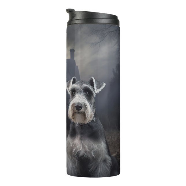 Bouteilles Isothermes Scandale d'Halloween Schnauzer Miniature (Tourné sur la droite)